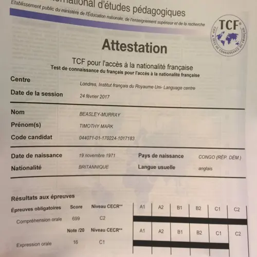 TCF-certificaat online