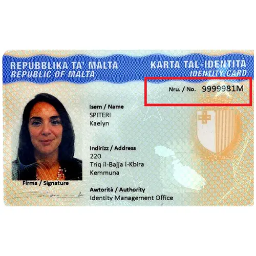 Malta-identiteitskaart online kopen